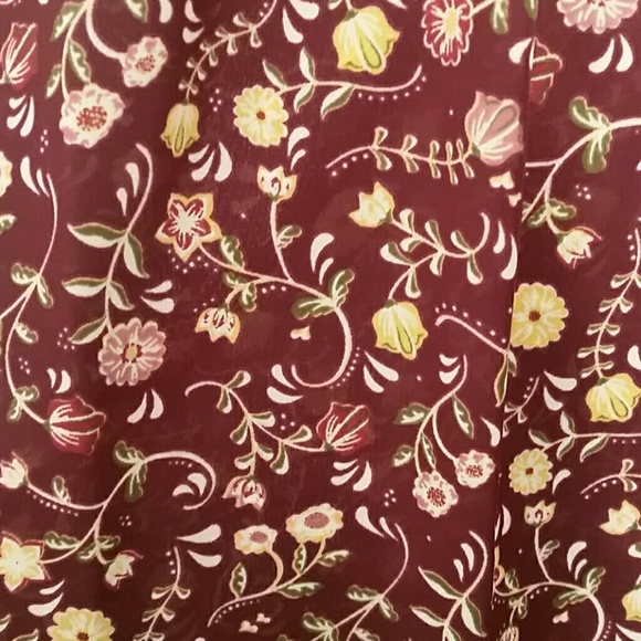 NWT Lauren Conrad autumn floral top size XL - Picture 4 of 7